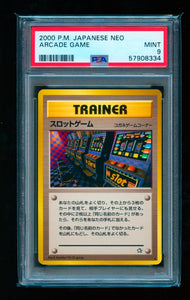 2000 Pokémon Japanese Neo Arcade Game PSA 9