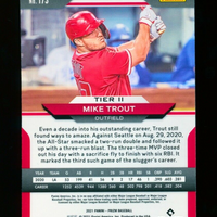 2021 Panini Prizm MLB 173 Mike Trout Silver Refractor MINT