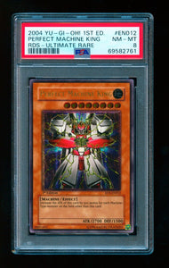2004 Yu-Gi-Oh! RDS-EN012 Perfect Machine King 1st Edition Ultimate Rare PSA 8