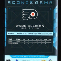 2022 Upper Deck Black Diamond Hockey Rookie Gems Wade Allison /399