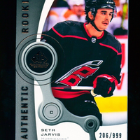 2021-22 Upper Deck SP Game Used Authentic Rookie Seth Jarvis /999