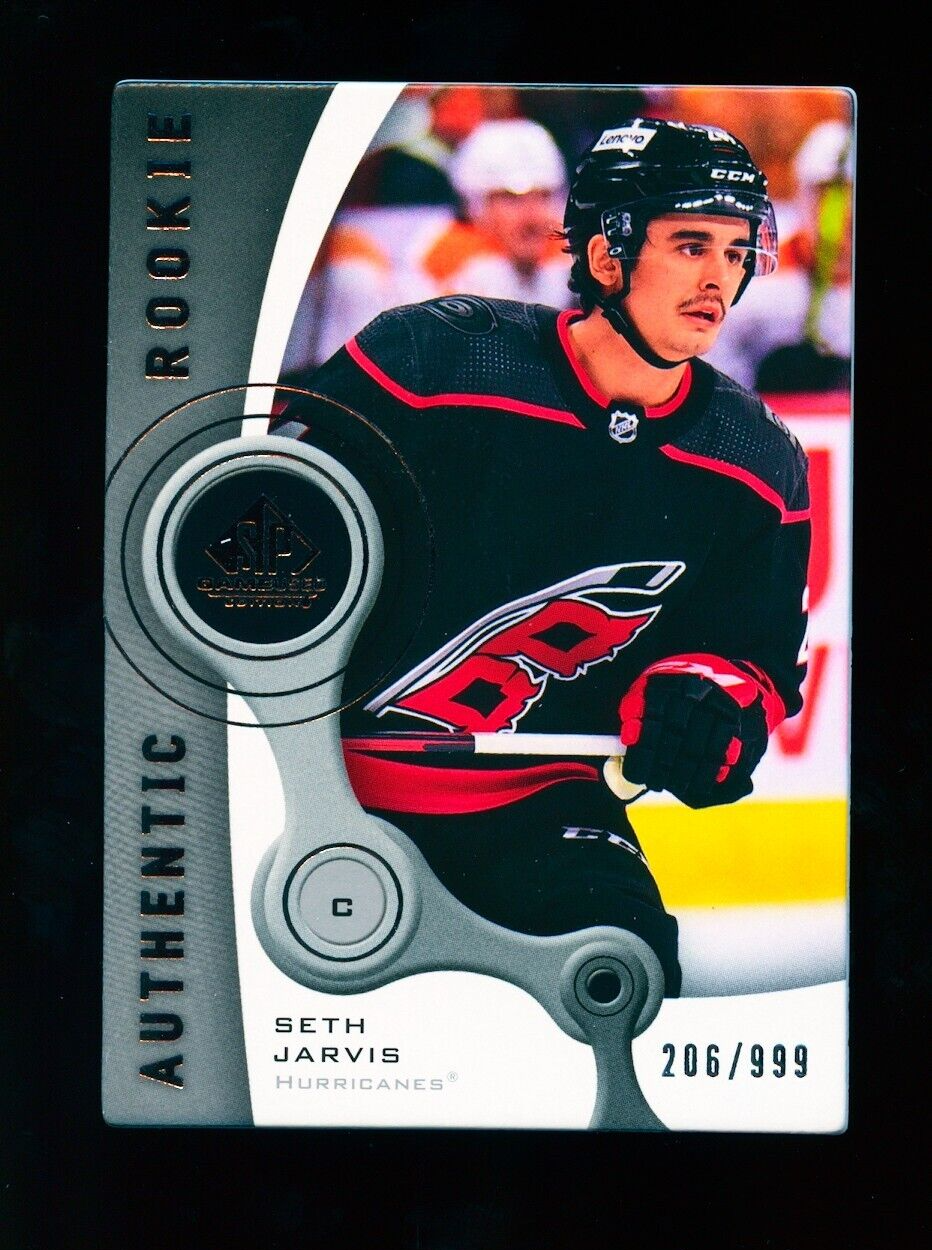 2021-22 Upper Deck SP Game Used Authentic Rookie Seth Jarvis /999
