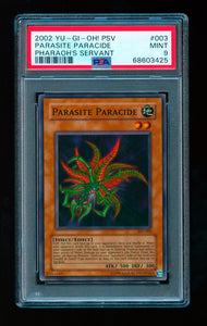 2002 Yu-Gi-Oh! Pharaoh's Servant PSV-003 Parasite Paracide PSA 9 MINT