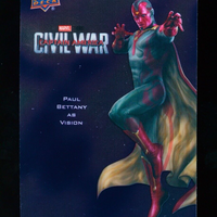 2022 Upper Deck Marvel Allure Character Posters CP-13 Paul Bettany as Vision