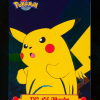Topps PokemonSeries 1 TV Animation TV2 Pikachu Holo Foil LP/MP