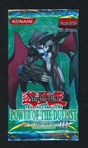 2006 Yu-Gi-Oh! Power of the Duelist 1st Edition Empty Pack