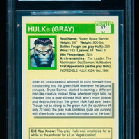 1990 Marvel Universe Series 1 17 Hulk Gray BGS 9 MINT