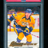 2015-16 Upper Deck Series 1 C97 Kevin Fiala Young Guns Canvas Rookie PSA 10