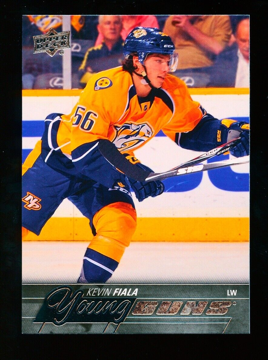2015-16 Upper Deck Series 1 Hockey 208 Kevin Fiala Young Guns Rookie