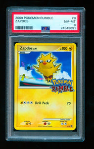 2009 Pokémon Rumble 8/16 Zapdos PSA 8 NM+