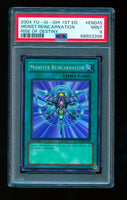 2004 Yu-Gi-Oh! Rise of Destiny RDS-EN045 Monster Reincarnation 1st Edition PSA 9
