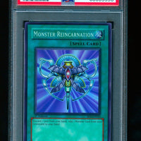 2004 Yu-Gi-Oh! Rise of Destiny RDS-EN045 Monster Reincarnation 1st Edition PSA 9