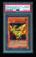 2005 Yu-Gi-Oh! FET-EN005 Sacred Phoenix of Nephthys 1st Ultimate Rare Authentic
