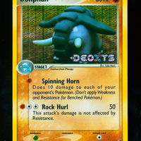 2005 Pokemon EX Deoxys 30/107 Donphan Reverse Holo NM
