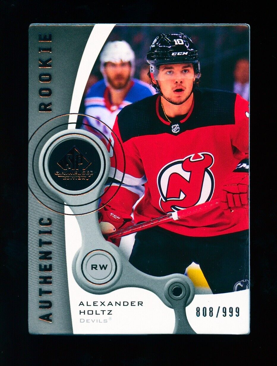 2021-22 Upper Deck SP Game Used Authentic Rookie Alexander Holtz /999