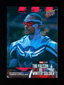 2023 UD Marvel Falcon Winter Soldier 86 We Finally Have a Common Struggle /299