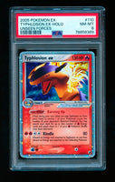 2005 Pokemon EX Unseen Forces 110/115 Typhlosion ex Holo PSA 8 NM+

